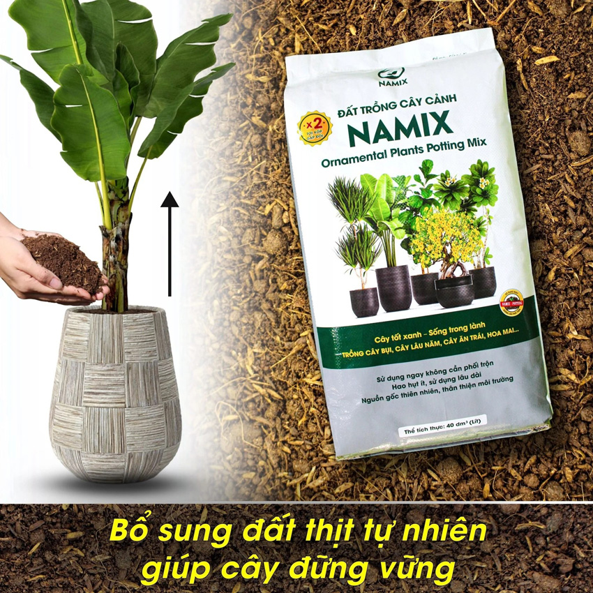 Đất trồng cây cảnh NAMIX